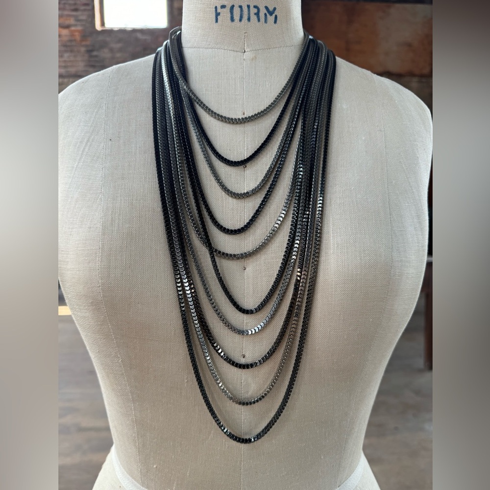 Multiple strand necklace